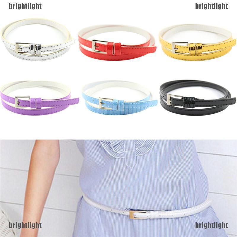 Thắt Lưng Khóa Chữ Nhật Nhiều Màu Sắc Thời Trang