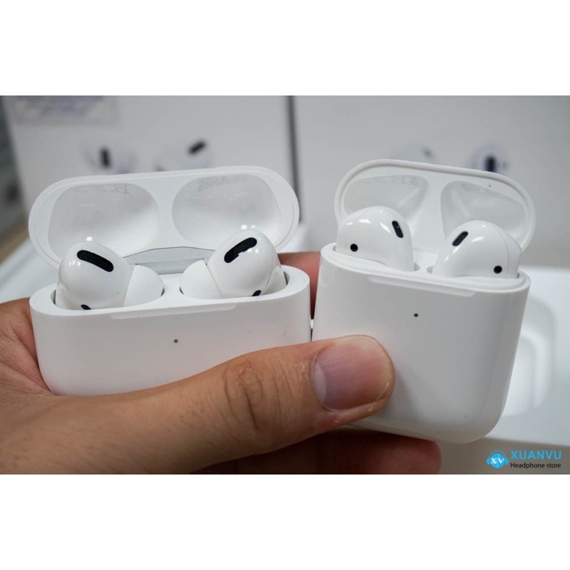 SIÊU HOT TAI NGHE BLUETOOTH Airpods Pro (Đổi Tên - Định Vị) .Chân mic trắng như auth {BẢO HÀNH ĐỔI MỚI}