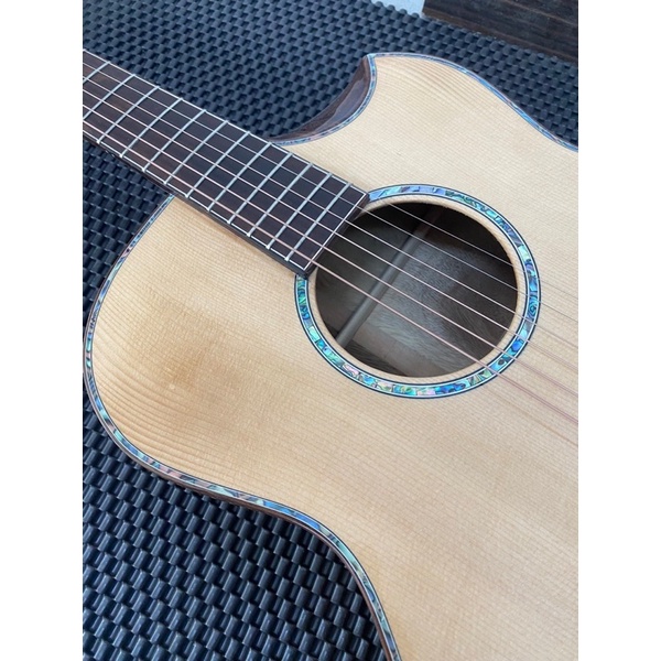 Đàn Guitar Acoustic Gỗ Điệp AL-X3 Nguyên Tấm Vát Bavel Trên Dưới