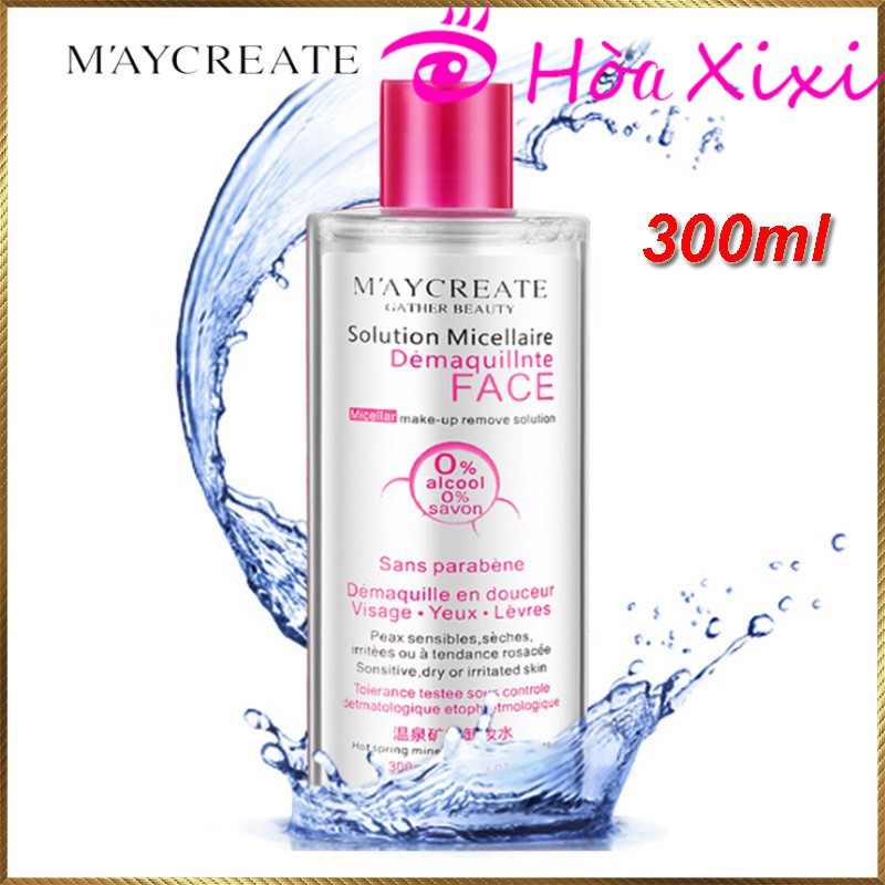 Nước tẩy trang MayCreate 300ml chai to nội địa Trung