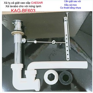 VẢ LAVABO CHO VÒI NÓNG LẠNH CAESAR KAG-BF603