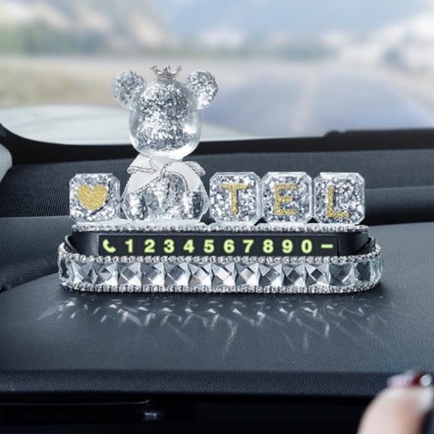 Bảng Số Điện Thoại Ô Tô Gấu Sang Trọng , Dãy Số Điện Thoại Trên Xe Hơi Gấu Dễ Thương