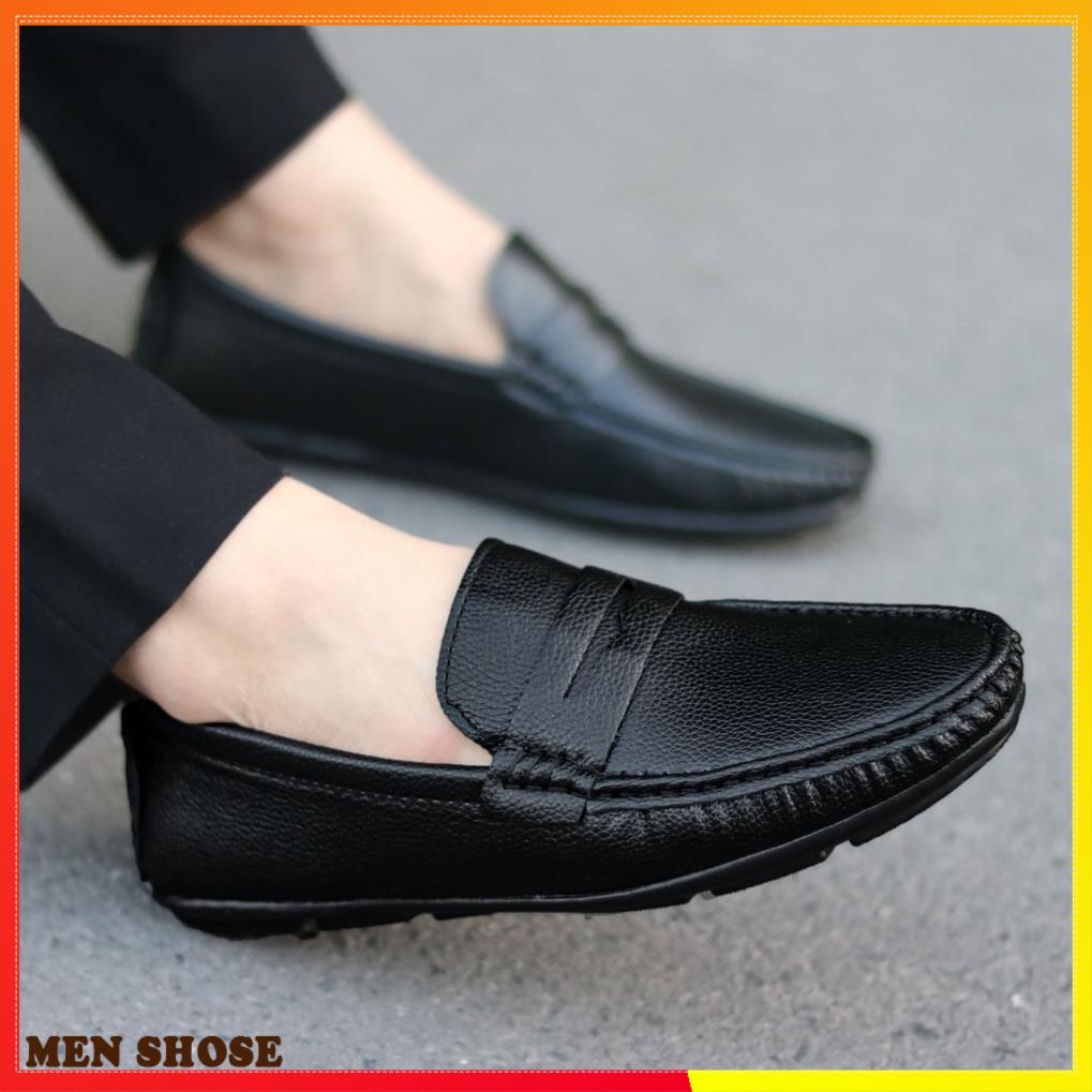 Giày Mọi Nam Da Lì  Mã M032