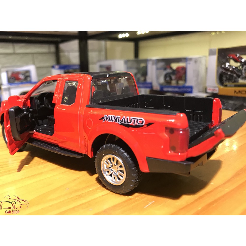 Mô hình xe bán tải Ford Ranger F150 tỉ lệ 1:32 màu đỏ