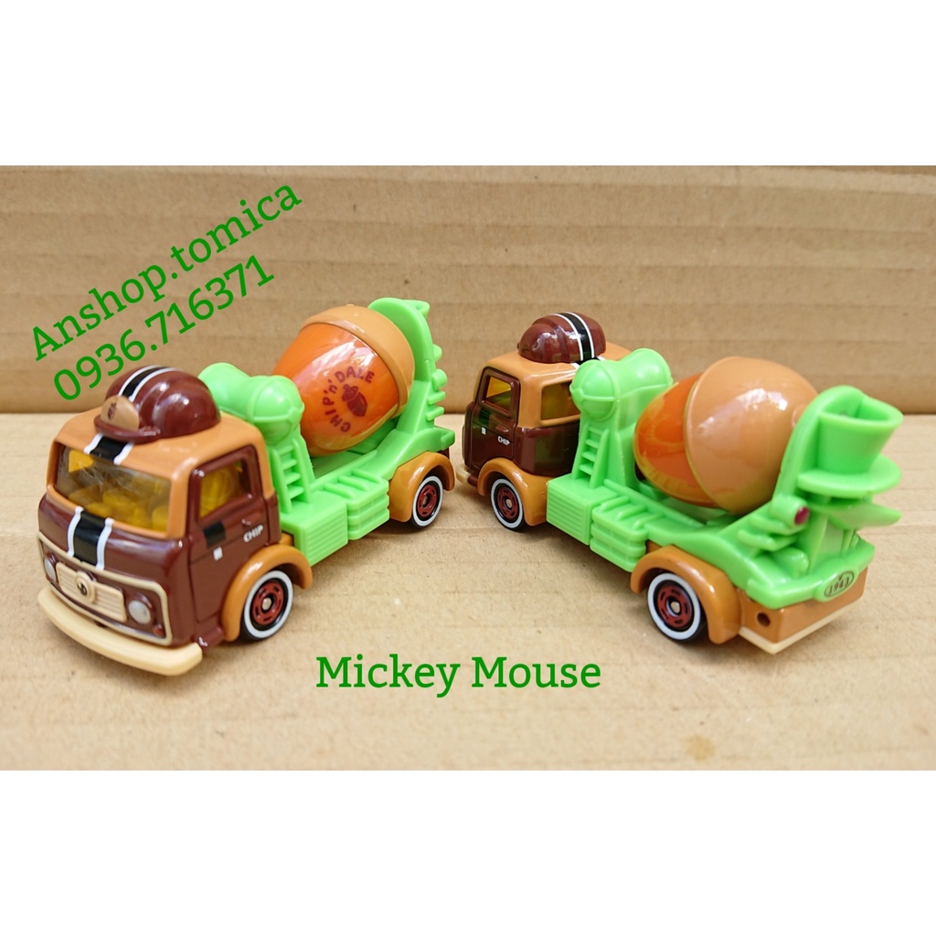 Mô hình xe  hoạt hình trộn bê tông tomica Nhật Bản