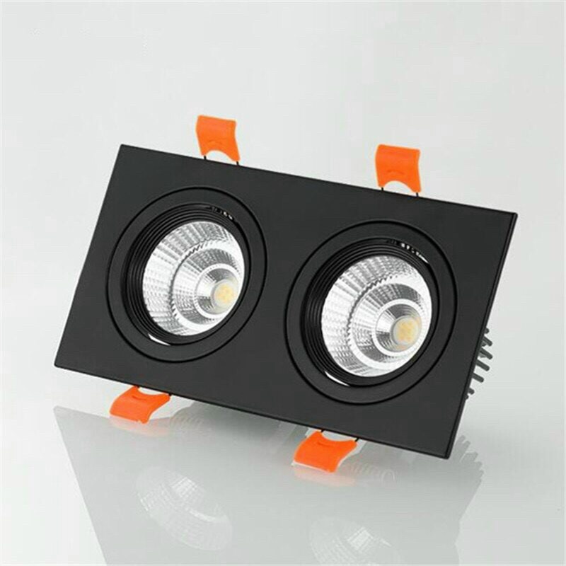 ĐÈN ÂM TRẦN ĐÔI 3 MÀU 7W x 2