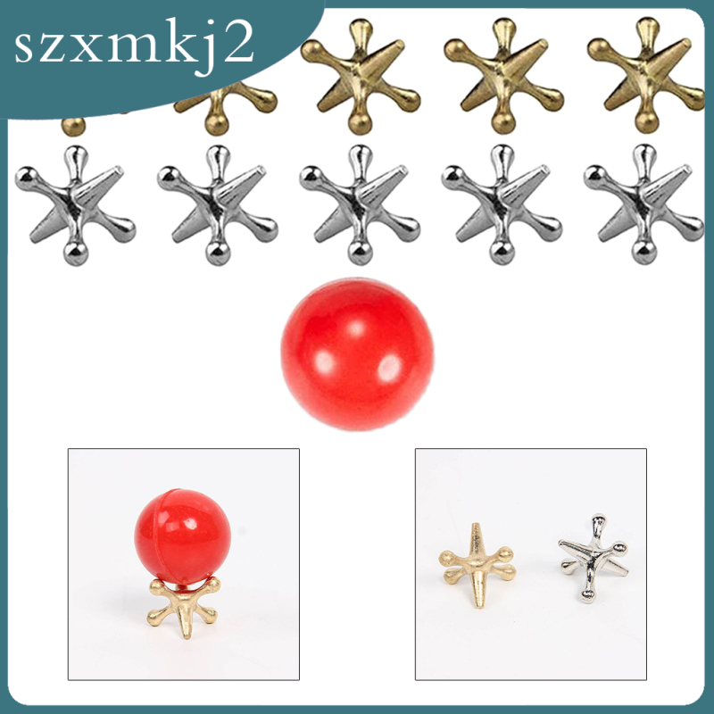 [szxmkj2] Đồ Chơi Bóng Jackst Năm Viên Đá Cổ Điển Xương Khớp Ngón Tay Dễ Thương Cho Trẻ Em