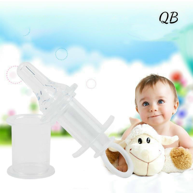 Dụng cụ cho bé uống chống sặc núm cao su mềm