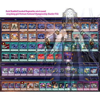 [Bài in giá rẻ] Deck Shaddoll - Invoked - Dogmatika (Banlist TCG) (71 lá) - Tặng kèm 1 lá bài real có trong deck