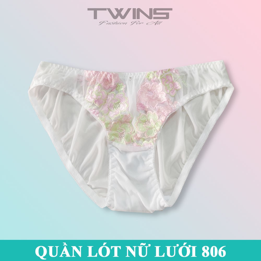 Quần lót ren nữ sexy phối lưới cao cấp Beautiful 806 mềm mại xuyên thấu gợi thoáng mát size từ 60kg-70kg
