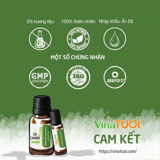 [Đuổi muỗi] Tinh dầu Sả Chanh 10ml (Chọn treo hoặc lọ xông)