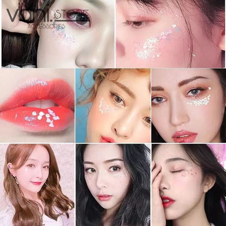 [ MIX 4 SẮN] Nhũ Mắt Kira Glitter Kim Tuyến Trang Điểm MakeUp  Ullzang- Hoặc Trang Trí Móng Tay Nail