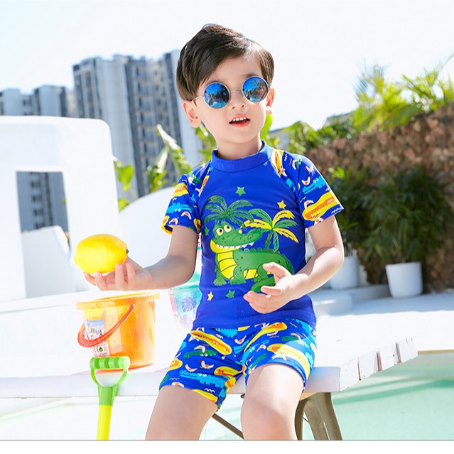 Bộ bơi bé trai - Cá sấu size 14-32kg