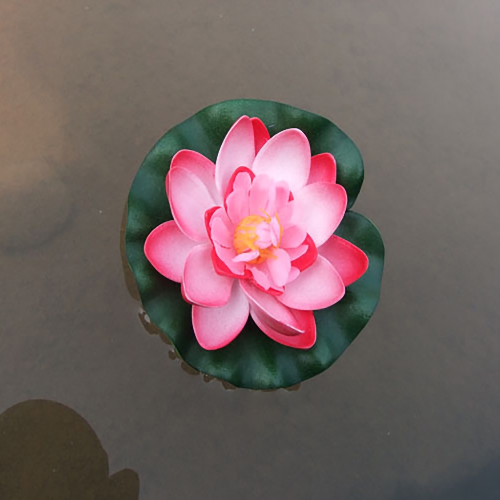 1 Hoa Sen Giả Mini Trang Trí Bể Cá