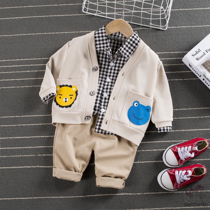 Áo Khoác Len In Họa Tiết Hoạt Hình Thời Trang Mùa Thu Cho Các Bé