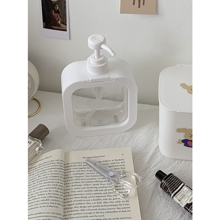Bình chiết mỹ phẩm ,sữa tắm , dầu gọi dạng vòi 550ml tiện dụng - Peehomedecor