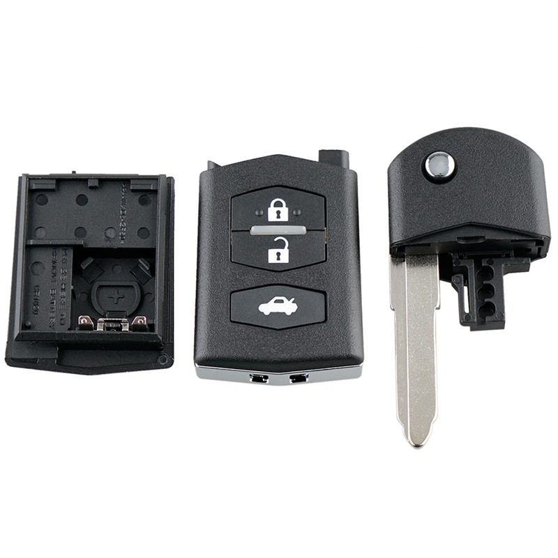 Vỏ chìa khoá 3 nút bấm thay thế cho Mazda 3 5 6