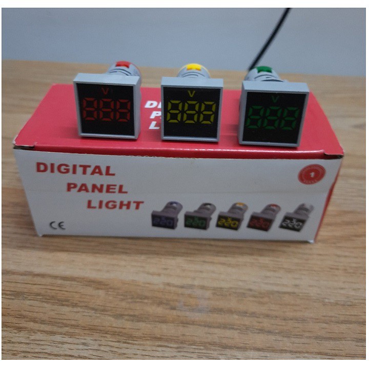 Đèn báo Vôn Phi 22 đèn báo hiển thị điện áp Vôn kế