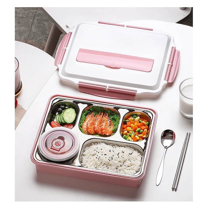Hộp cơm 5 ngăn inox 304 siêu tiện lợi