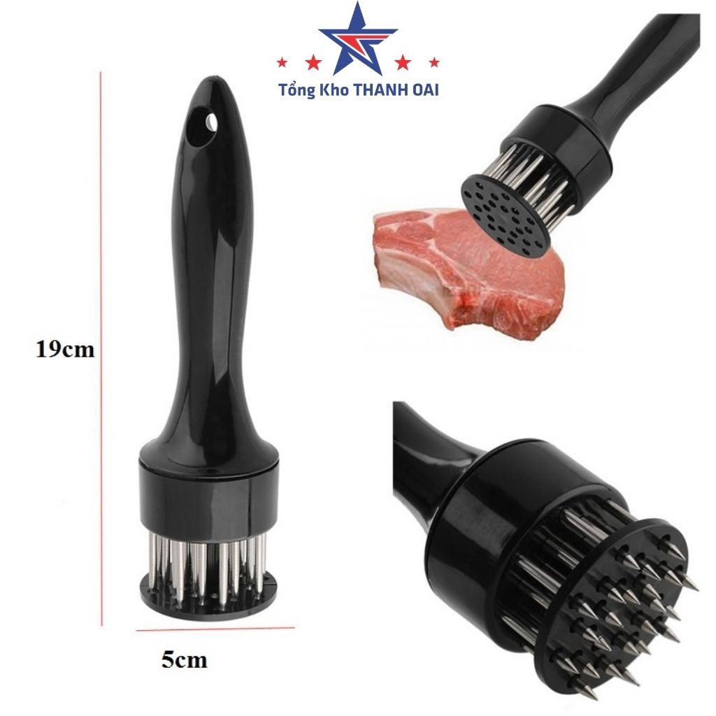 Dụng Cụ Xăm Thịt - Làm Mềm Thịt da dày TIỆN DỤNG cây xăm thịt da dày ĐA NĂNG xăm các loại da, rau củ quả và thực phẩm
