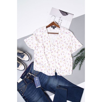 Áo vải satin tay ngắn PRIMARK