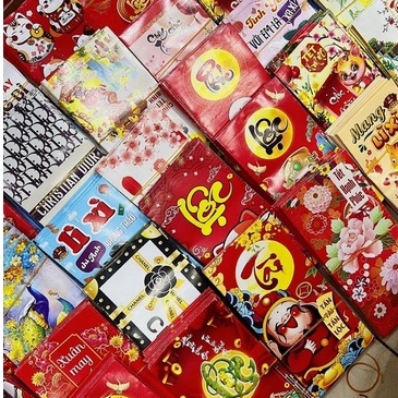 SỈ Combo 10 bao lì xì Tết 2023 giấy C150 dày dặn giá bán buôn