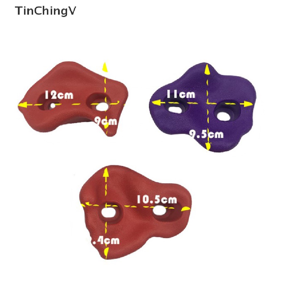 [TinChingV] Đồ Chơi Đá Leo Tường Bằng Nhựa Và Gỗ Cho Trẻ Em