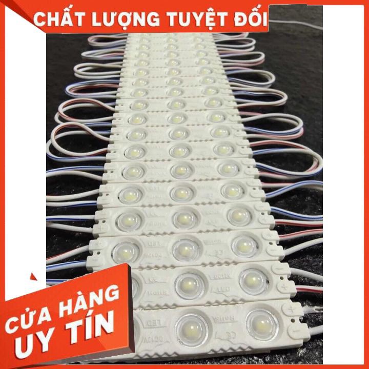 Thanh Led Hắt 3 Bóng 12V 6113 Mặt Nhựa Chip 2835 (1 dây 20 bóng),Led Cụm 12V