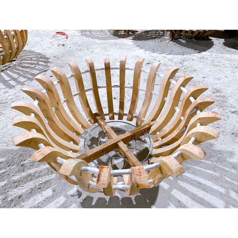 CHẬU GỖ NHÃN CAO CẤP TRỒNG LAN F35, F40 DÁNG SEN DÁNG BÍ