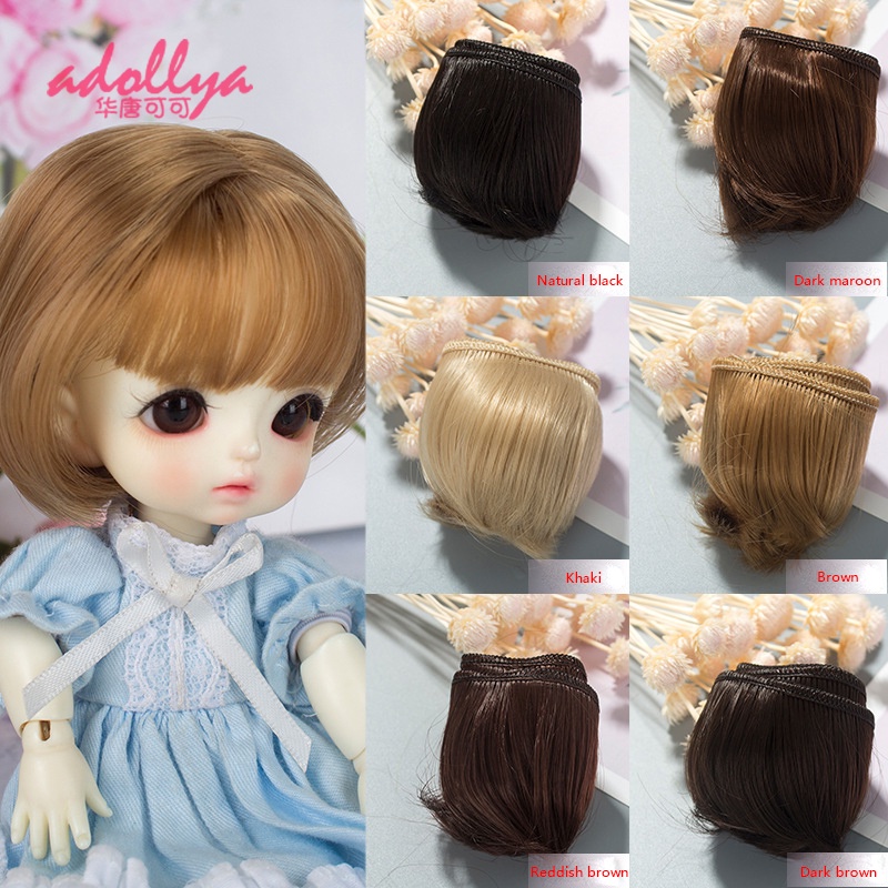 Tóc Giả 5cm Xoăn Tự Làm Cho Búp Bê Tỉ Lệ 1/3 1/4