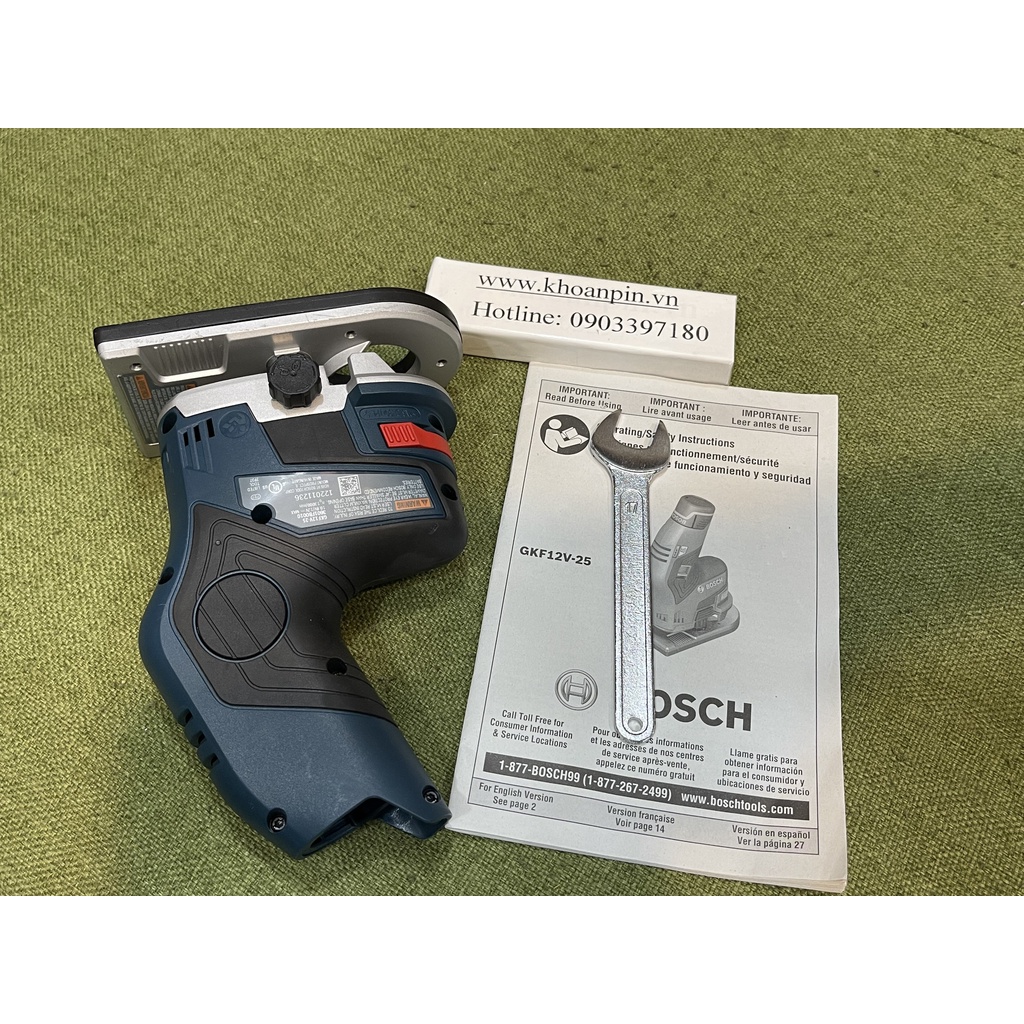 Máy phay Bosch GFK12V-25 made in Hungary