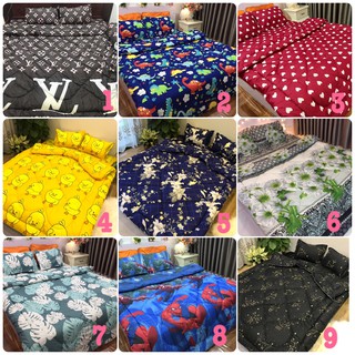 Bộ chăn phao ga gối cao cấp (karo đỏ)
