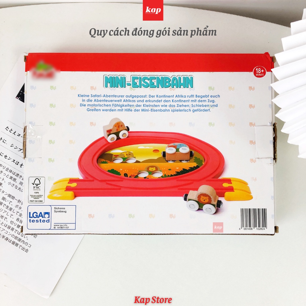 Bộ đường ray động vật đơn giản, đáng yêu - cho các Bé +18 tháng tuổi