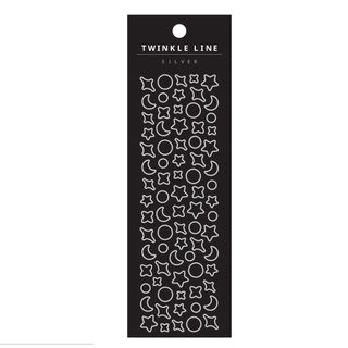 Sticker lấp lánh phong cách hàn Quốc, trang trí sổ tay toploader