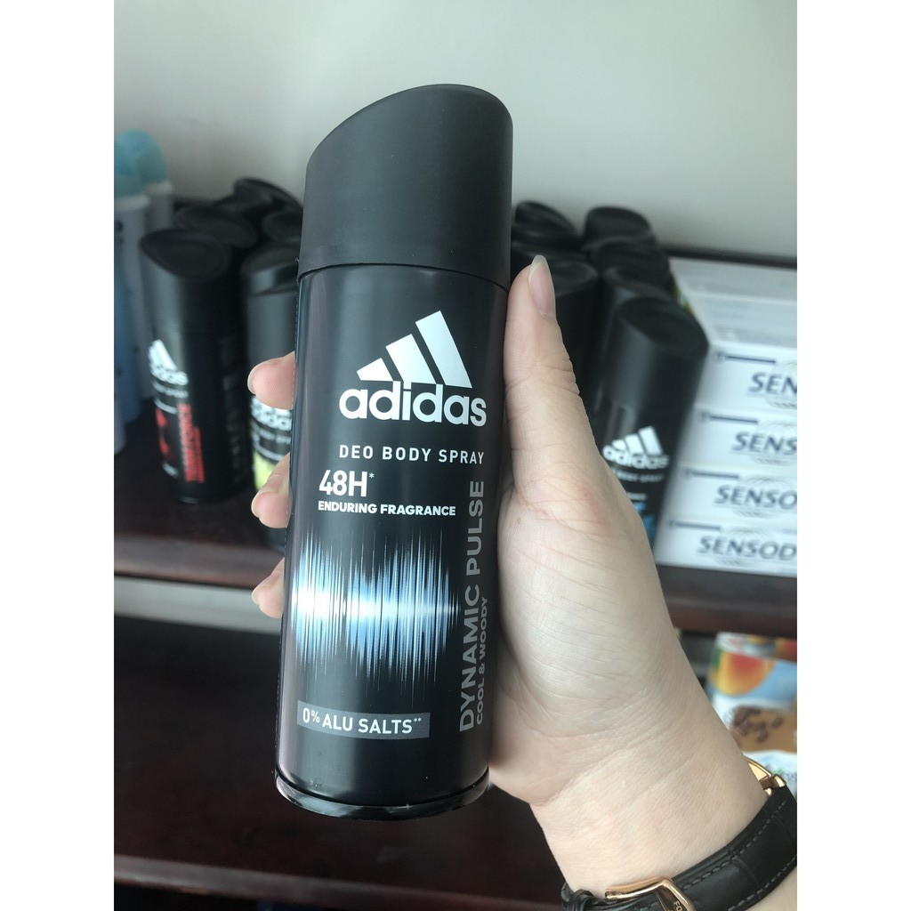 Xịt khử mùi Adidas Dynamic Pulse nam tính - phong cách - lịch lãm 150ml ( Châu Âu)