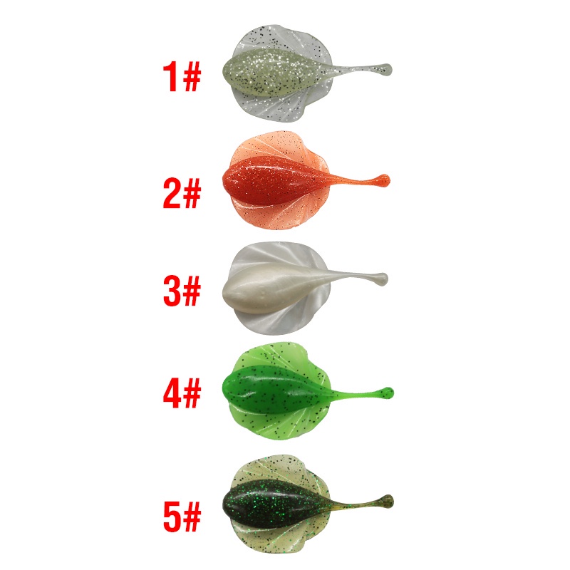 4 Mồi Giả Câu Cá Hình Ếch Bằng Nhựa Mềm 7cm / 5.5g