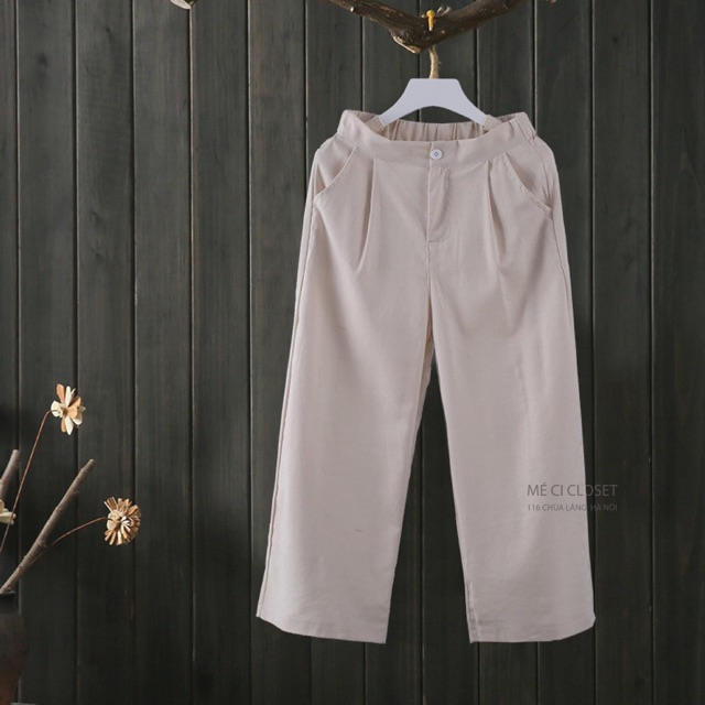 Quần đũi Hàn ống rộng , quần Culottes lửng và dài