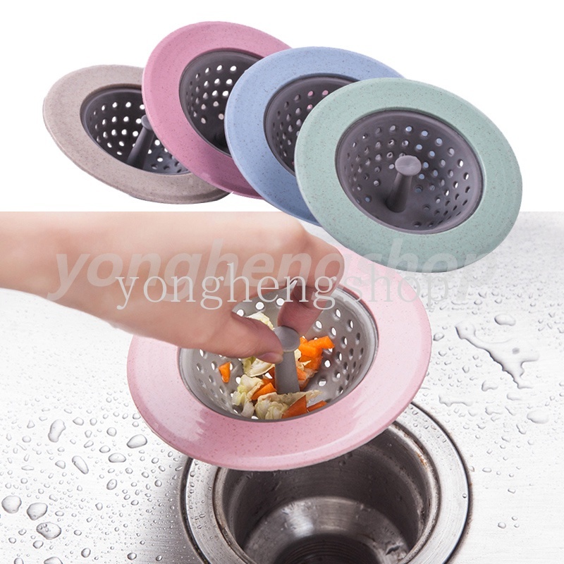 Nắp Silicone Lọc Rác Chống Tắc Nghẽn Ống Thoát Nước Nhà Tắm/Nhà Bếp