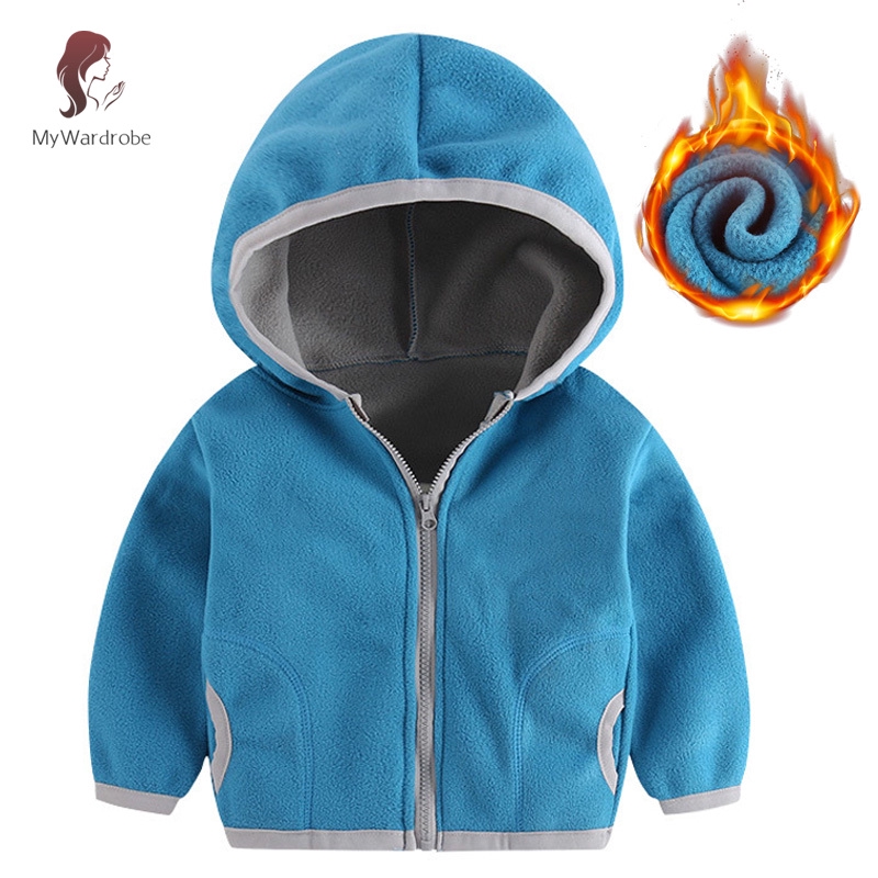 Áo Khoác Hoodie Khóa Kéo Thời Trang Thu Đông Cho Bé