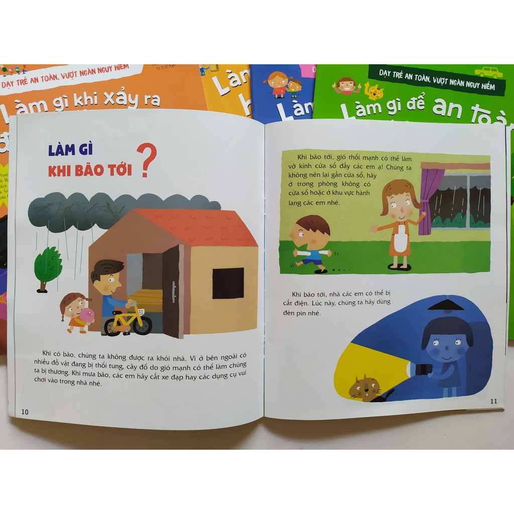 Sách -  Dạy Trẻ An Toàn, Vượt Ngàn Nguy Hiểm - Combo 5 Cuốn | BigBuy360 - bigbuy360.vn