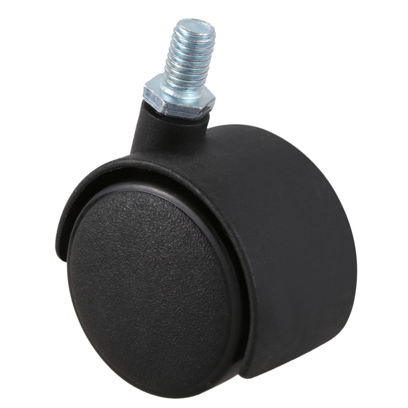 Set 4 Bánh Xe Đẩy Xoay Tròn 8mm 1.5-inch Màu Đen | BigBuy360 - bigbuy360.vn