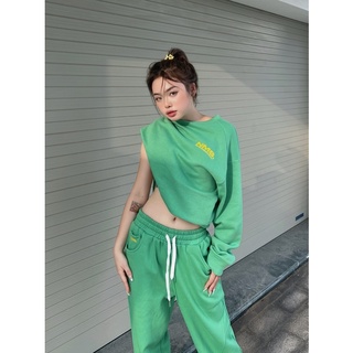 BỘ NỈ CANDY SET GREEN NORMOS (XANH LÁ)