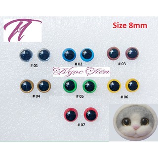 Mắt thú có chốt xoắn handmade