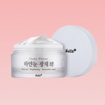 Kem dưỡng trắng da, nâng tone ốc sên Nella Oneday Whitener Cream 50ml
