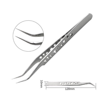 Nhíp tách mi lỗ cong dùng để tách,nối mi classic