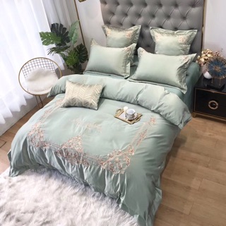 Bộ chăn ga lụa satin Hoàng gia (7 màu)