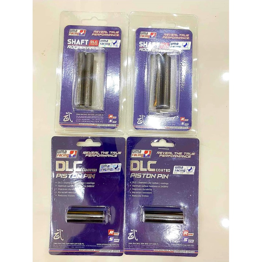 Ắc piston UMA EXCITER 14 / 41 & 44 mm DLC COATED PISTON PIN - DIAMOND LIKE CARBON.