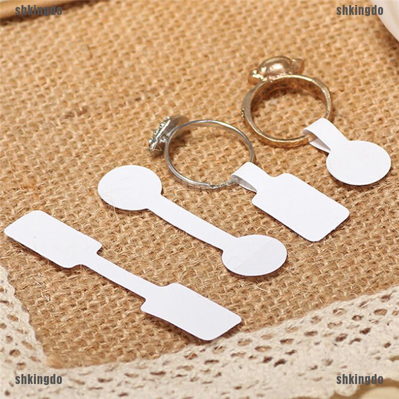 Túi 100 miếng nhãn dán trưng bày nhẫn và dây chuyền tiện lợi