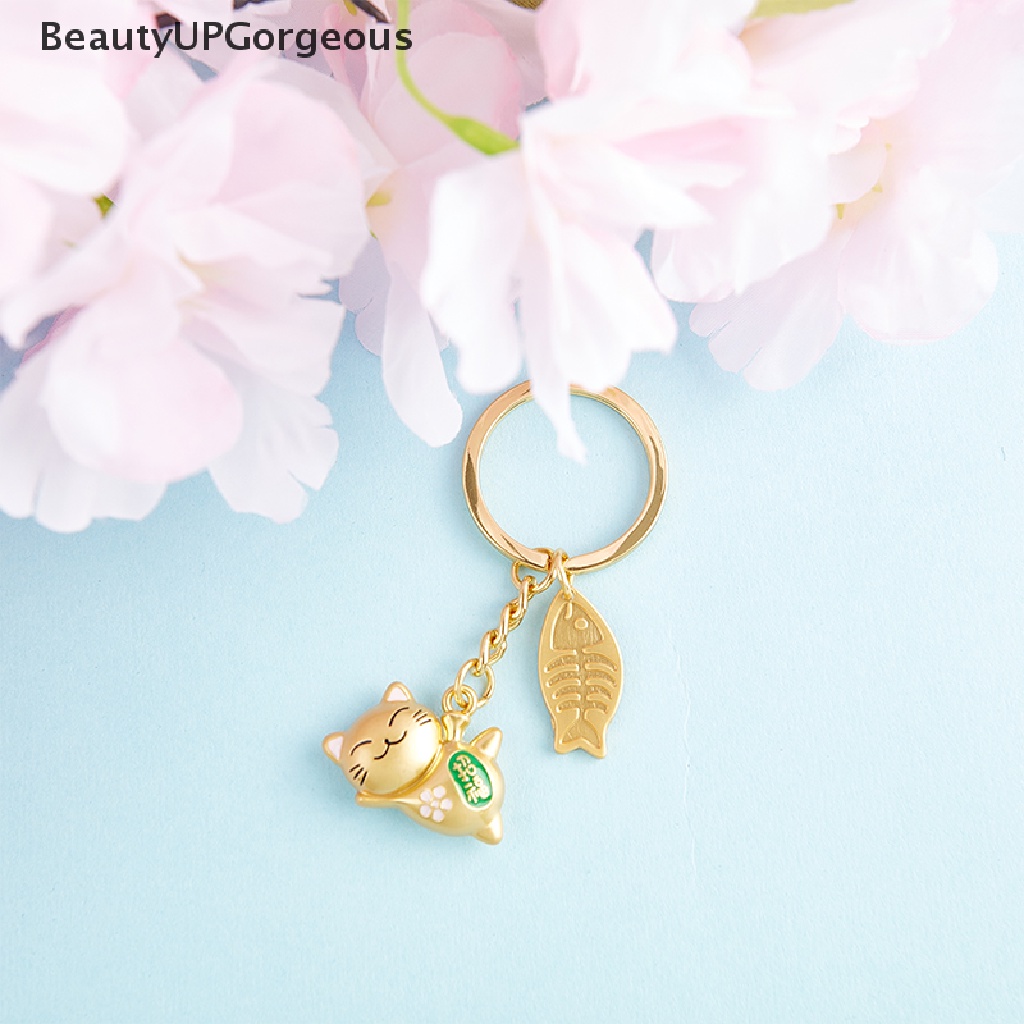 [Beautyup Gorgeous] Móc Khóa Hình Chú Mèo May Mắn Nhật Bản Đáng Yêu