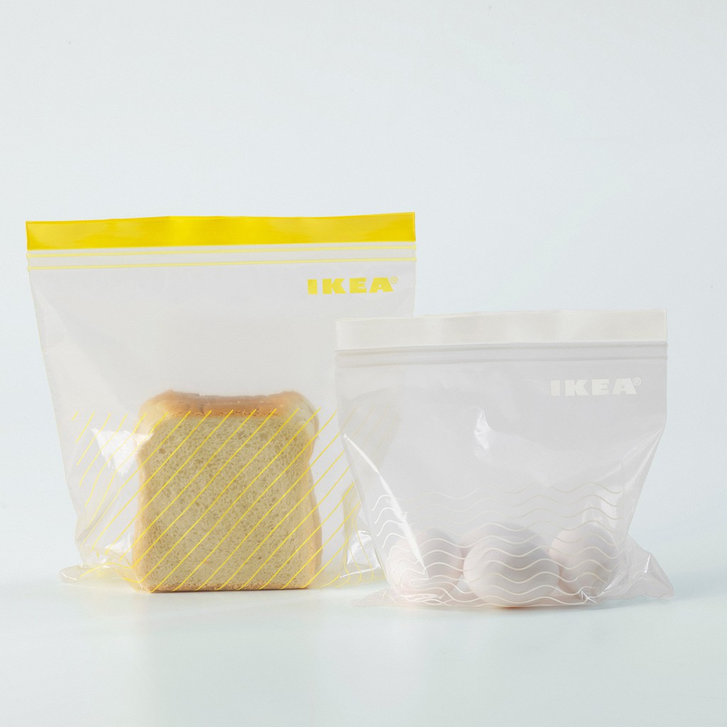 IKEA Hộp túi zip lock IKEA ISTAD 50 (2,5L + 1,2L), 30 (6L + 4,5L) mẫu mới